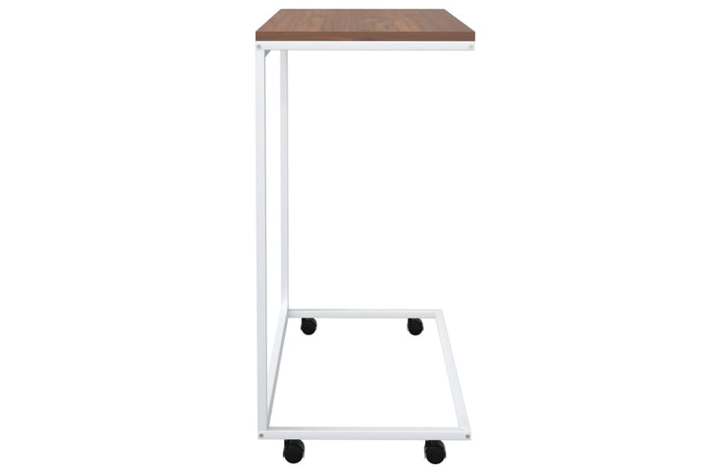 beBasic Sidebord med hjul hvit 55x35x70 cm konstruert tre - Hvit - Oppbevaring - Oppbevaringsmøbler - Sideboard & skjenker