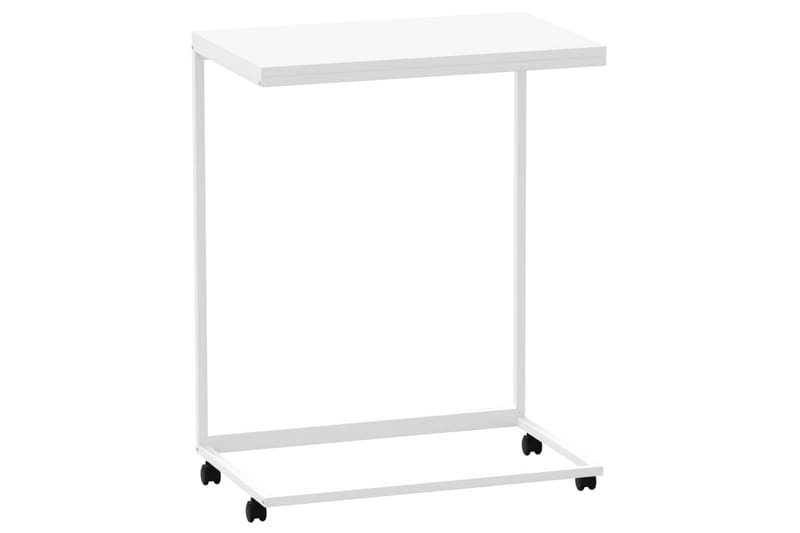 beBasic Sidebord med hjul hvit 55x35x70 cm konstruert tre - Hvit - Oppbevaring - Oppbevaringsmøbler - Sideboard & skjenker