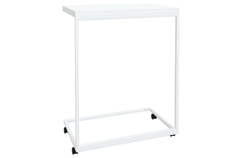 beBasic Sidebord med hjul hvit 55x35x70 cm konstruert tre - Hvit - Oppbevaring - Oppbevaringsmøbler - Sideboard & skjenker