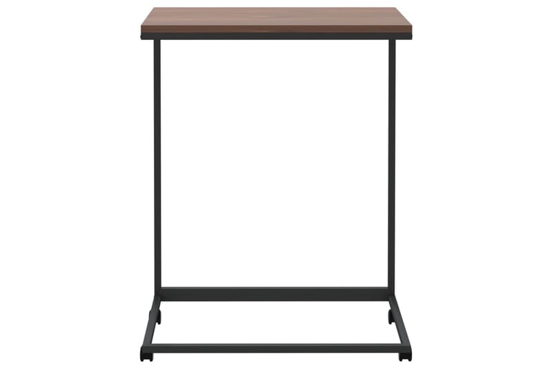 beBasic Sidebord med hjul svart 55x35x70 cm konstruert tre - Svart - Oppbevaring - Oppbevaringsmøbler - Sideboard & skjenker