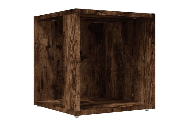 beBasic Sidebord røkt eik 33x33x34,5 cm konstruert tre - Brun - Oppbevaring - Oppbevaringsmøbler - Sideboard & skjenker