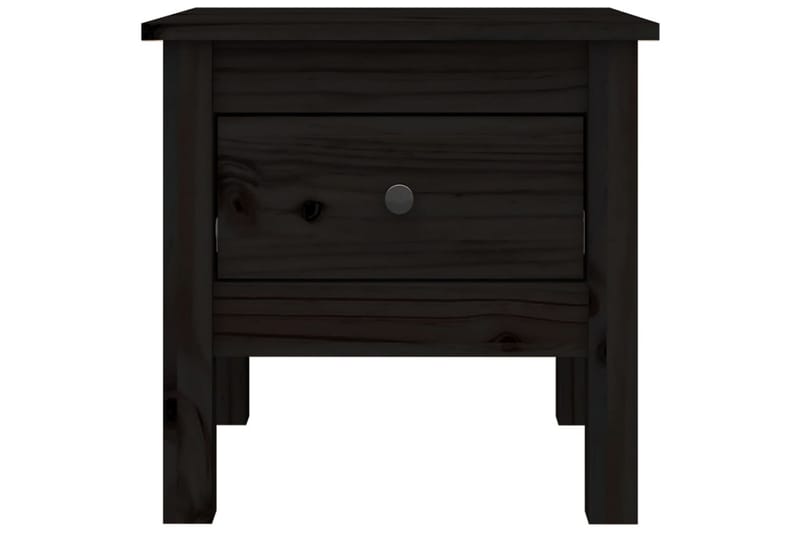 beBasic Sidebord svart 40x40x39 cm heltre furu - Svart - Oppbevaring - Oppbevaringsmøbler - Sideboard & skjenker