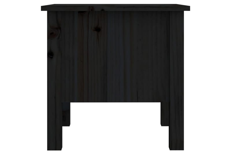 beBasic Sidebord svart 40x40x39 cm heltre furu - Svart - Oppbevaring - Oppbevaringsmøbler - Sideboard & skjenker