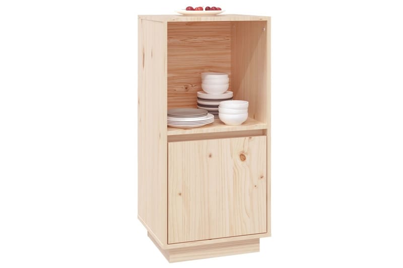 beBasic Skjenk 38x35x80 cm heltre furu - Brun - Oppbevaring - Oppbevaringsmøbler - Sideboard & skjenker