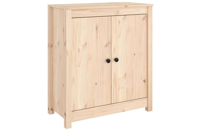 beBasic Skjenk 70x35x80 cm heltre furu - Brun - Oppbevaring - Oppbevaringsmøbler - Sideboard & skjenker