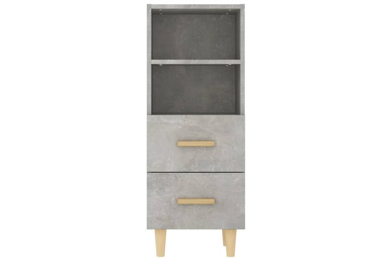 beBasic Skjenk betonggrå 34,5x34x90 cm konstruert tre - GrÃ¥ - Oppbevaring - Oppbevaringsmøbler - Sideboard & skjenker