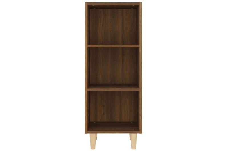 beBasic Skjenk brun eik 34,5x32,5x90 cm konstruert tre - Brun - Oppbevaring - Oppbevaringsmøbler - Sideboard & skjenker