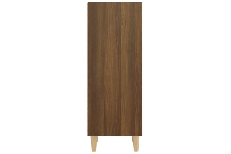 beBasic Skjenk brun eik 34,5x32,5x90 cm konstruert tre - Brun - Oppbevaring - Oppbevaringsmøbler - Sideboard & skjenker