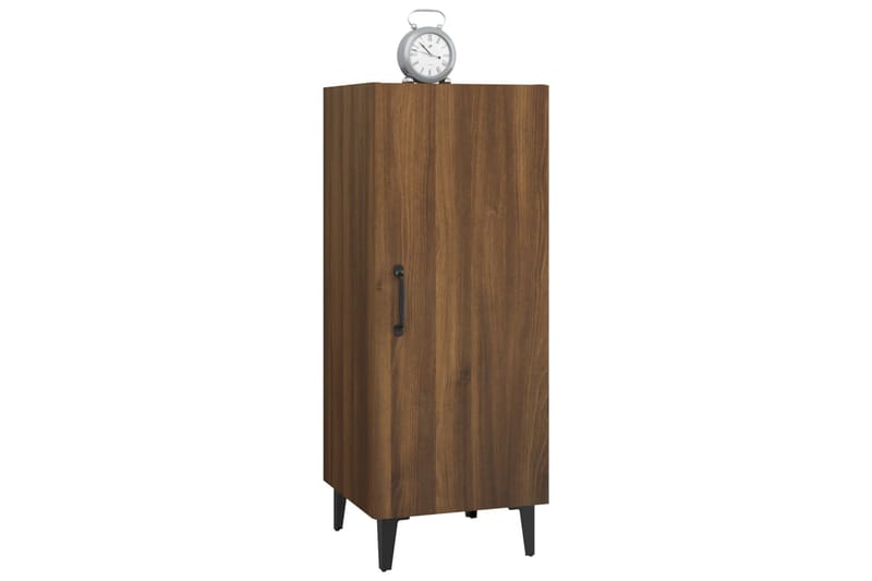 beBasic Skjenk brun eik 34,5x34x90 cm konstruert tre - Brun - Oppbevaring - Oppbevaringsmøbler - Sideboard & skjenker