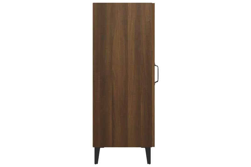 beBasic Skjenk brun eik 34,5x34x90 cm konstruert tre - Brun - Oppbevaring - Oppbevaringsmøbler - Sideboard & skjenker