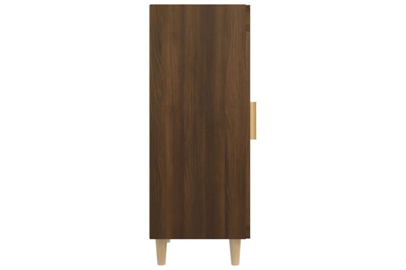 beBasic Skjenk brun eik 34,5x34x90 cm konstruert tre - Brun - Oppbevaring - Oppbevaringsmøbler - Sideboard & skjenker