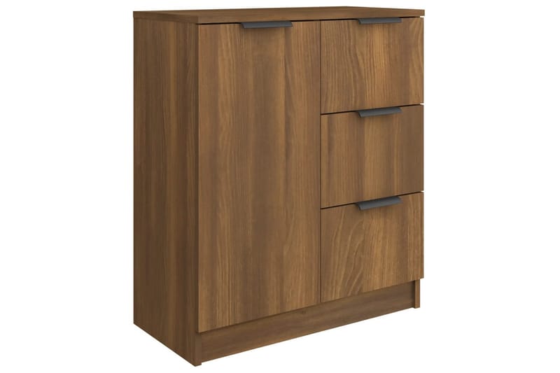 beBasic Skjenk brun eik 60x30x70 cm konstruert tre - Brun - Oppbevaring - Oppbevaringsmøbler - Sideboard & skjenker