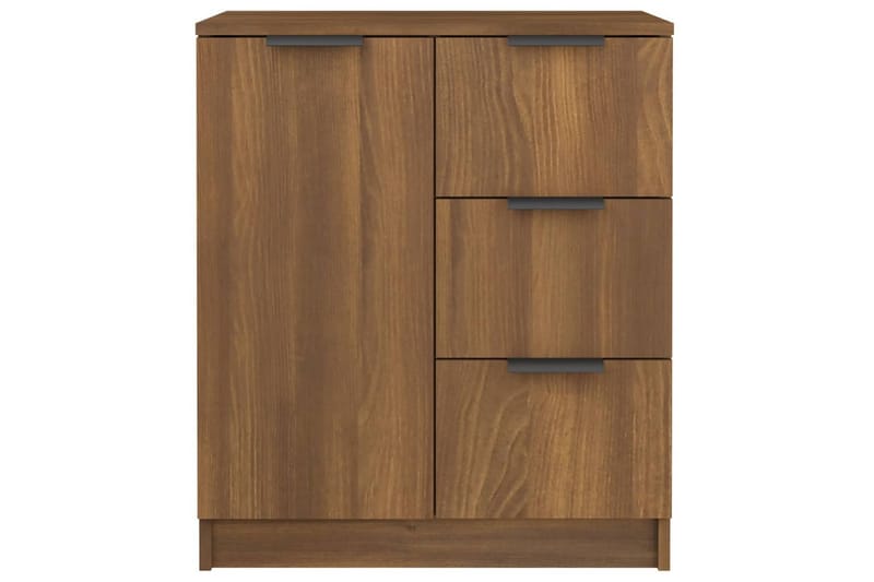 beBasic Skjenk brun eik 60x30x70 cm konstruert tre - Brun - Oppbevaring - Oppbevaringsmøbler - Sideboard & skjenker