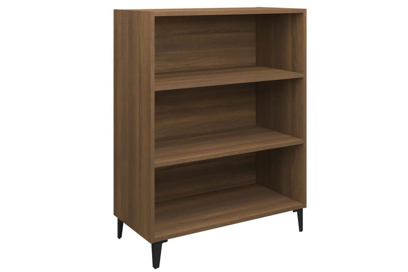 beBasic Skjenk brun eik 69,5x32,5x90 cm konstruert tre - Brun - Oppbevaring - Oppbevaringsmøbler - Sideboard & skjenker