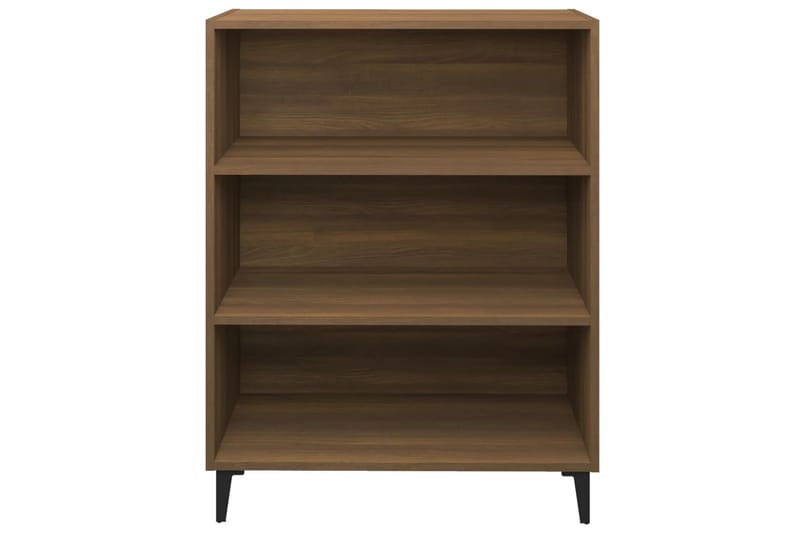 beBasic Skjenk brun eik 69,5x32,5x90 cm konstruert tre - Brun - Oppbevaring - Oppbevaringsmøbler - Sideboard & skjenker