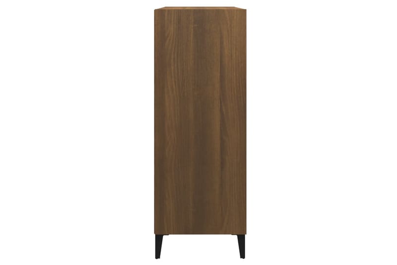 beBasic Skjenk brun eik 69,5x32,5x90 cm konstruert tre - Brun - Oppbevaring - Oppbevaringsmøbler - Sideboard & skjenker