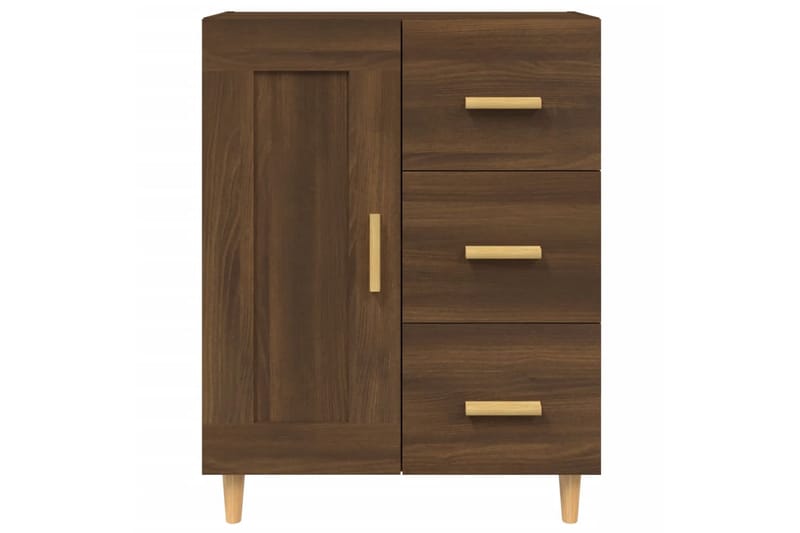 beBasic Skjenk brun eik 69,5x34x90 cm konstruert tre - Brun - Oppbevaring - Oppbevaringsmøbler - Sideboard & skjenker