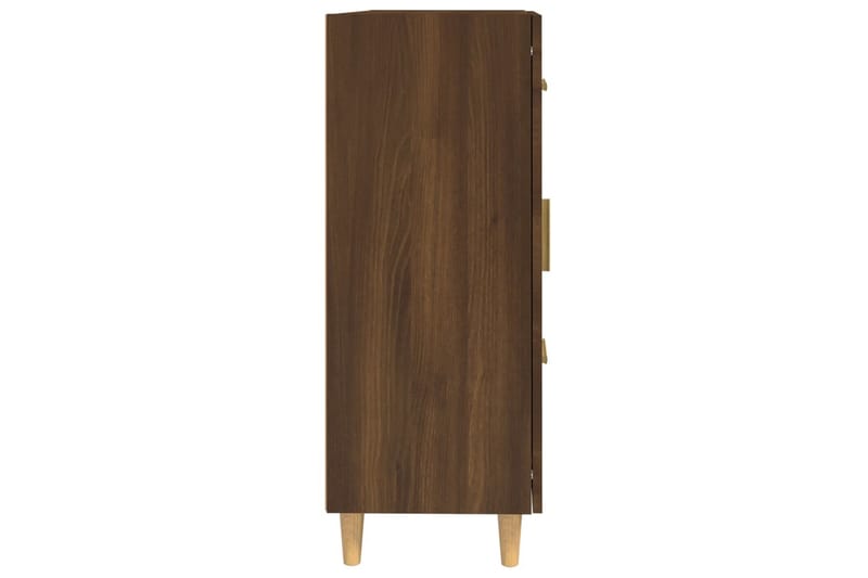 beBasic Skjenk brun eik 69,5x34x90 cm konstruert tre - Brun - Oppbevaring - Oppbevaringsmøbler - Sideboard & skjenker