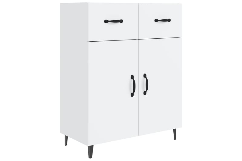 beBasic Skjenk høyglans hvit 69,5x34x90 cm konstruert tre - Hvit - Oppbevaring - Oppbevaringsmøbler - Sideboard & skjenker