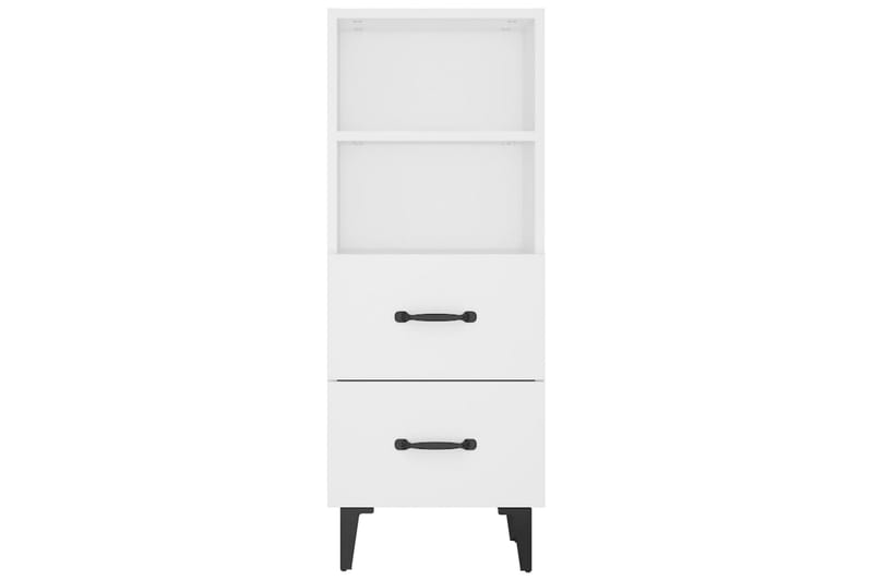 beBasic Skjenk hvit 34,5x34x90 cm konstruert tre - Hvit - Oppbevaring - Oppbevaringsmøbler - Sideboard & skjenker