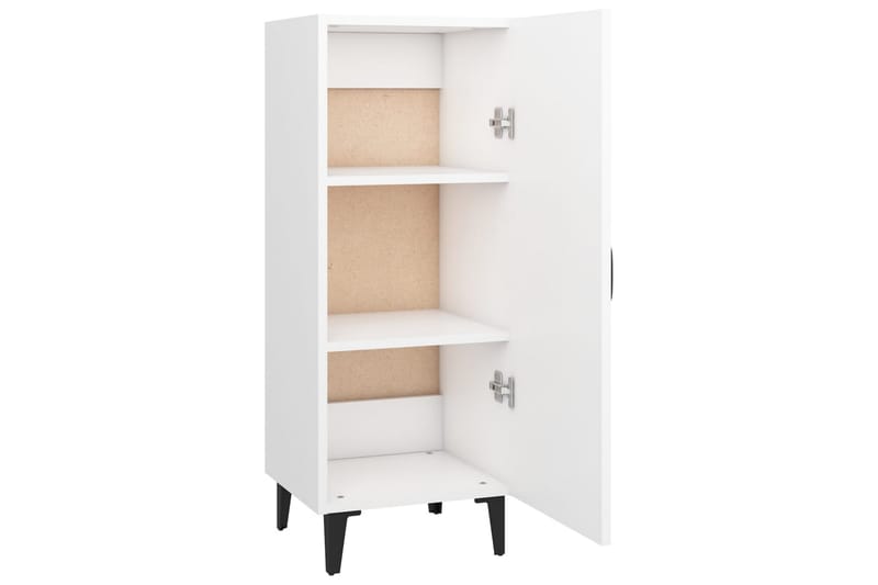 beBasic Skjenk hvit 34,5x34x90 cm konstruert tre - Hvit - Oppbevaring - Oppbevaringsmøbler - Sideboard & skjenker