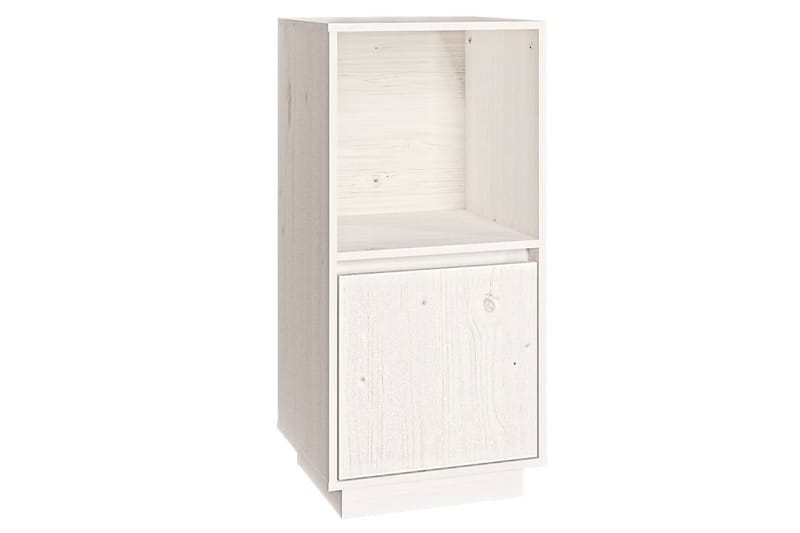 beBasic Skjenk hvit 38x35x80 cm heltre furu - Hvit - Oppbevaring - Oppbevaringsmøbler - Sideboard & skjenker