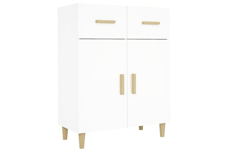 beBasic Skjenk hvit 69,5x34x89 cm konstruert tre - Hvit - Oppbevaring - Oppbevaringsmøbler - Sideboard & skjenker