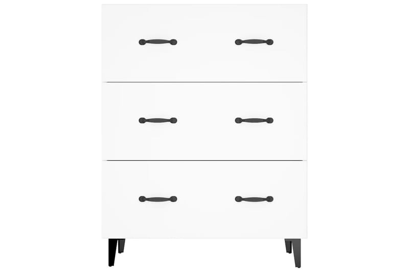 beBasic Skjenk hvit 69,5x34x90 cm konstruert tre - Hvit - Oppbevaring - Oppbevaringsmøbler - Sideboard & skjenker