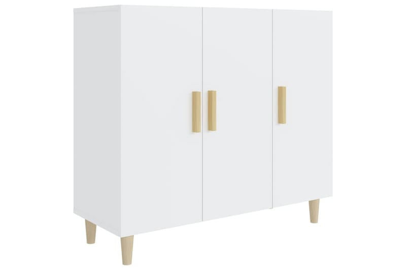 beBasic Skjenk hvit 90x34x80 cm konstruert tre - Hvit - Oppbevaring - Oppbevaringsmøbler - Sideboard & skjenker