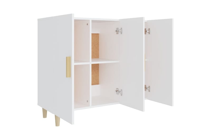 beBasic Skjenk hvit 90x34x80 cm konstruert tre - Hvit - Oppbevaring - Oppbevaringsmøbler - Sideboard & skjenker