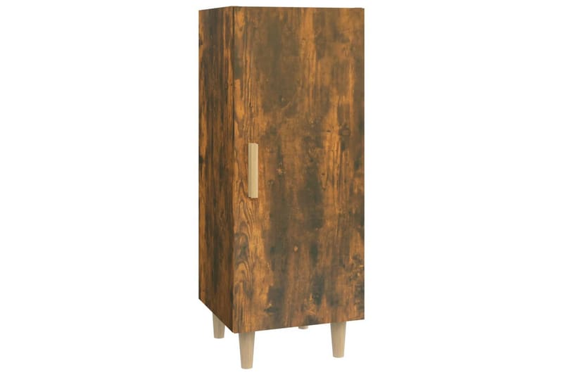 beBasic Skjenk røkt eik 34,5x34x90 cm konstruert tre - Brun - Oppbevaring - Oppbevaringsmøbler - Sideboard & skjenker