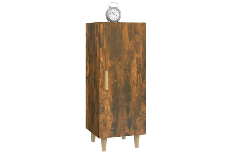 beBasic Skjenk røkt eik 34,5x34x90 cm konstruert tre - Brun - Oppbevaring - Oppbevaringsmøbler - Sideboard & skjenker