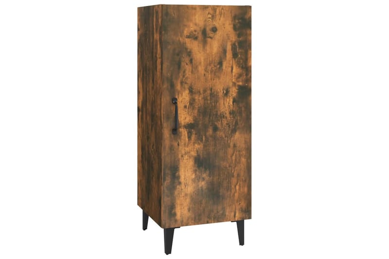 beBasic Skjenk røkt eik 34,5x34x90 cm konstruert tre - Brun - Oppbevaring - Oppbevaringsmøbler - Sideboard & skjenker