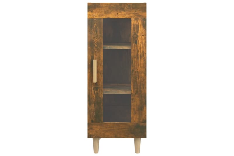 beBasic Skjenk røkt eik 34,5x34x90 cm konstruert tre - Brun - Oppbevaring - Oppbevaringsmøbler - Sideboard & skjenker