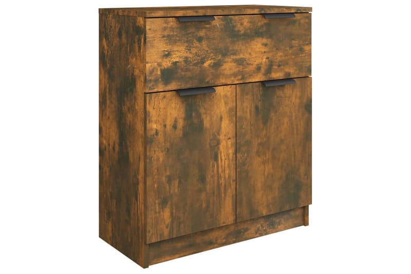 beBasic Skjenk røkt eik 60x30x70 cm konstruert tre - Brun - Oppbevaring - Oppbevaringsmøbler - Sideboard & skjenker