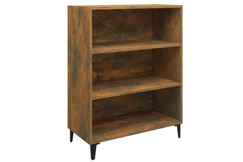 beBasic Skjenk røkt eik 69,5x32,5x90 cm konstruert tre - Brun - Oppbevaring - Oppbevaringsmøbler - Sideboard & skjenker