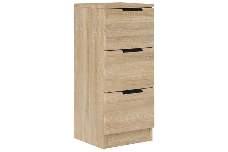 beBasic Skjenk sonoma eik 30x30x70 cm konstruert tre - Brun - Oppbevaring - Oppbevaringsmøbler - Sideboard & skjenker