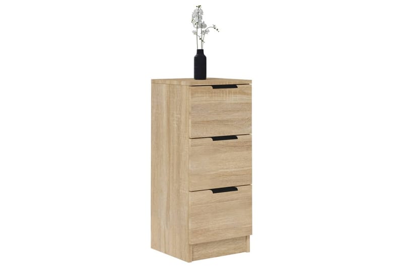 beBasic Skjenk sonoma eik 30x30x70 cm konstruert tre - Brun - Oppbevaring - Oppbevaringsmøbler - Sideboard & skjenker