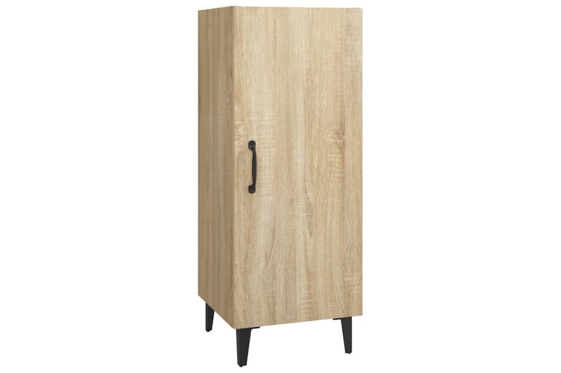 beBasic Skjenk sonoma eik 34,5x34x90 cm konstruert tre - Brun - Oppbevaring - Oppbevaringsmøbler - Sideboard & skjenker