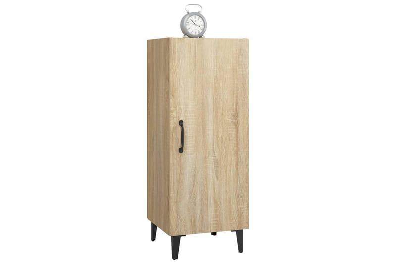 beBasic Skjenk sonoma eik 34,5x34x90 cm konstruert tre - Brun - Oppbevaring - Oppbevaringsmøbler - Sideboard & skjenker