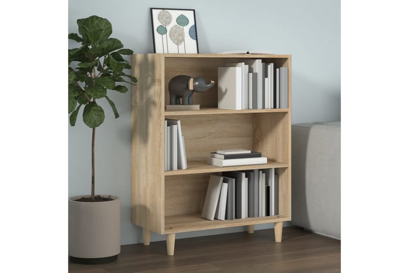 beBasic Skjenk sonoma eik 69,5x32,5x90 cm konstruert tre - Brun - Oppbevaring - Oppbevaringsmøbler - Sideboard & skjenker