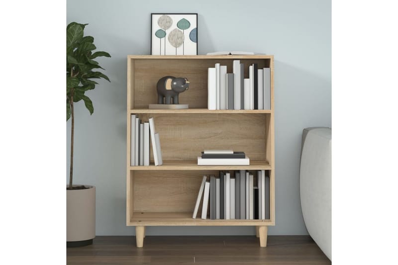 beBasic Skjenk sonoma eik 69,5x32,5x90 cm konstruert tre - Brun - Oppbevaring - Oppbevaringsmøbler - Sideboard & skjenker