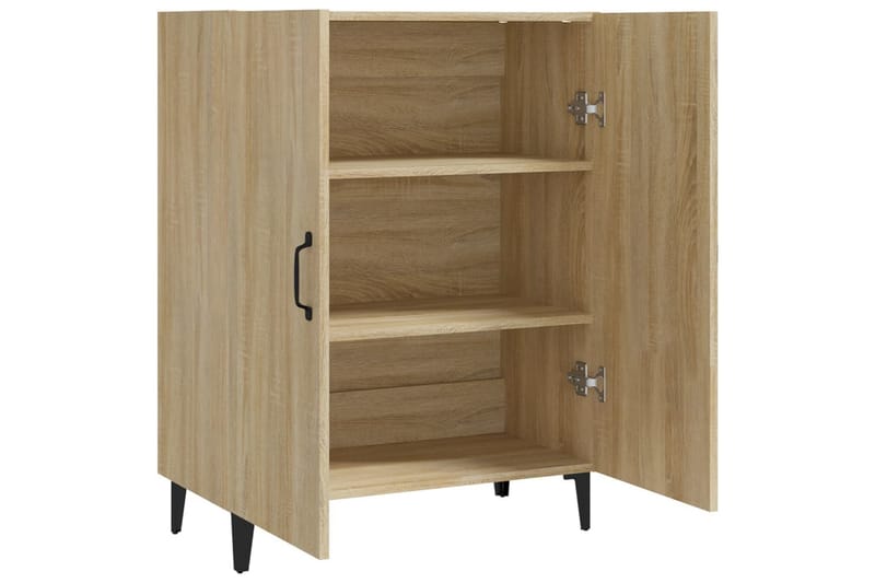 beBasic Skjenk sonoma eik 70x34x90 cm konstruert tre - Brun - Oppbevaring - Oppbevaringsmøbler - Sideboard & skjenker