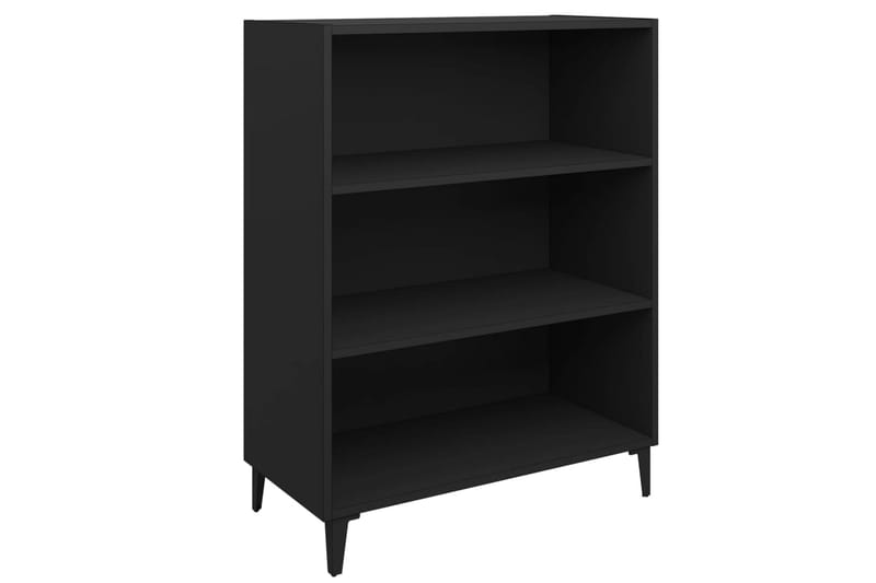 beBasic Skjenk svart 69,5x32,5x90 cm konstruert tre - Svart - Oppbevaring - Oppbevaringsmøbler - Sideboard & skjenker