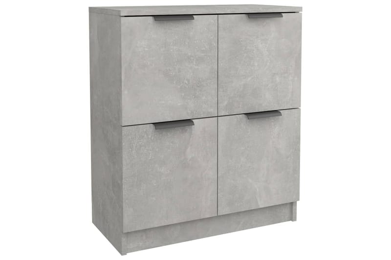 beBasic Skjenker 2 stk betonggrå 60x30x70 cm konstruert tre - GrÃ¥ - Oppbevaring - Oppbevaringsmøbler - Sideboard & skjenker