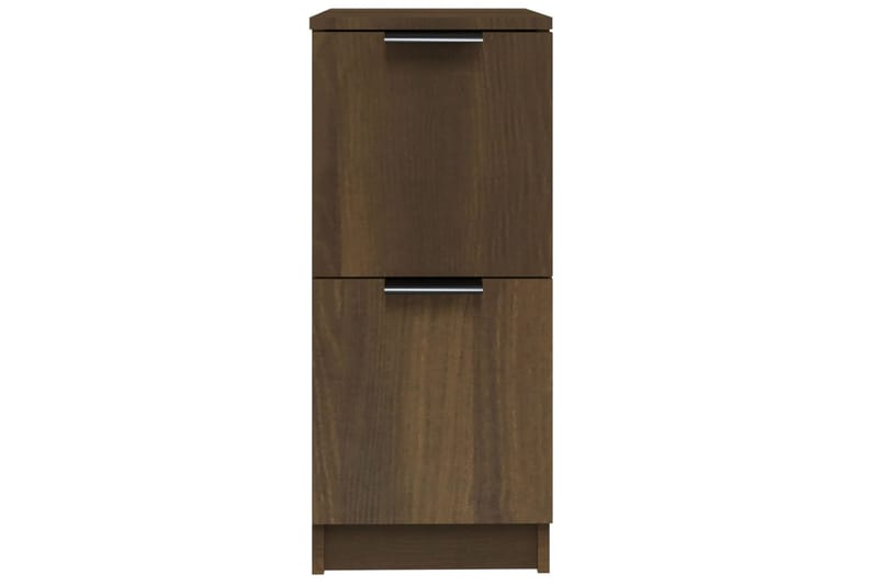 beBasic Skjenker 2 stk brun eik 30x30x70 cm konstruert tre - Brun - Sideboard & skjenker