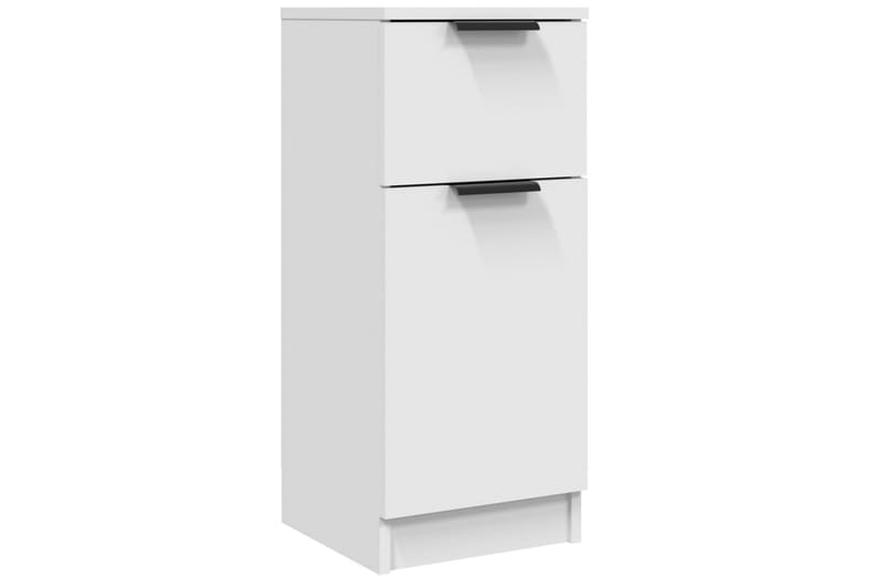 beBasic Skjenker 2 stk hvit 30x30x70 cm konstruert tre - Hvit - Oppbevaring - Oppbevaringsmøbler - Sideboard & skjenker