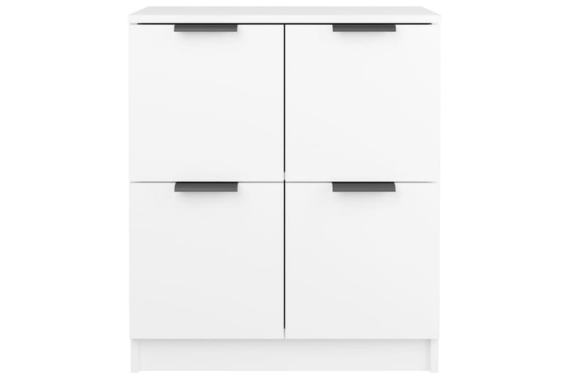 beBasic Skjenker 2 stk hvit 60x30x70 cm konstruert tre - Hvit - Oppbevaring - Oppbevaringsmøbler - Sideboard & skjenker