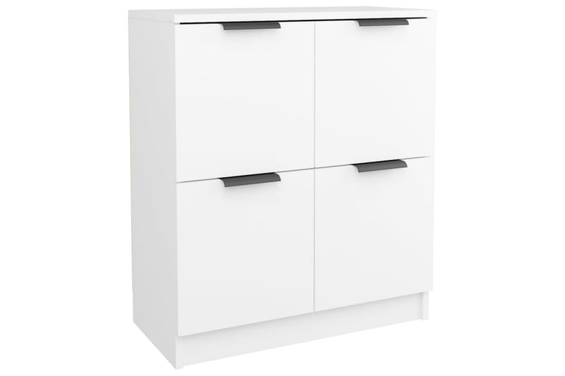 beBasic Skjenker 2 stk hvit 60x30x70 cm konstruert tre - Hvit - Oppbevaring - Oppbevaringsmøbler - Sideboard & skjenker