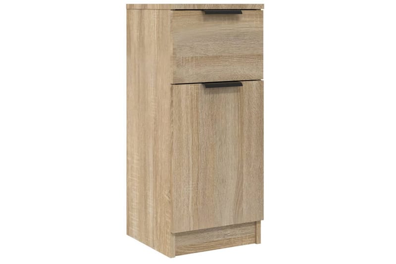 beBasic Skjenker 2 stk sonoma eik 30x30x70 cm konstruert tre - Brun - Oppbevaring - Oppbevaringsmøbler - Sideboard & skjenker